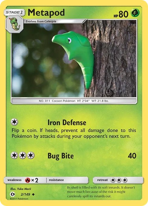 Metapod, Sun & Moon #2
