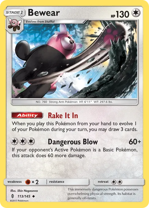 Bewear, Guardians Rising #113
