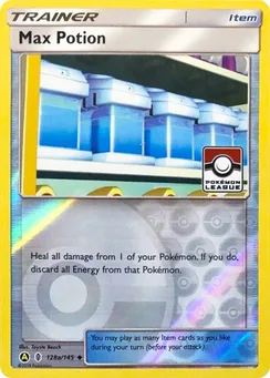 Max Potion, League stamp