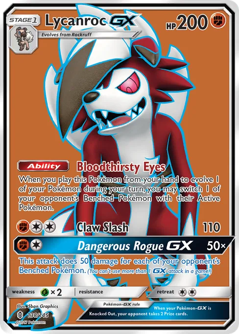 Lycanroc-GX, Guardians Rising #138