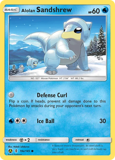 Alolan Sandshrew, Guardians Rising #19a