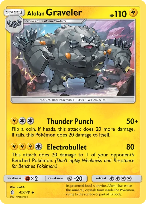 Alolan Graveler, Guardians Rising #41