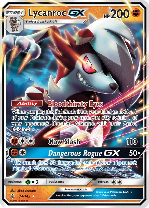 Lycanroc-GX, Guardians Rising #74