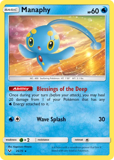 Manaphy, Shining Legends #25