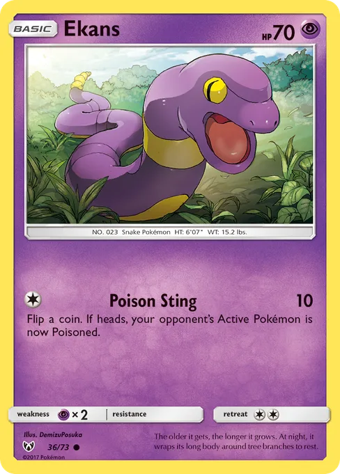Ekans, Shining Legends #36
