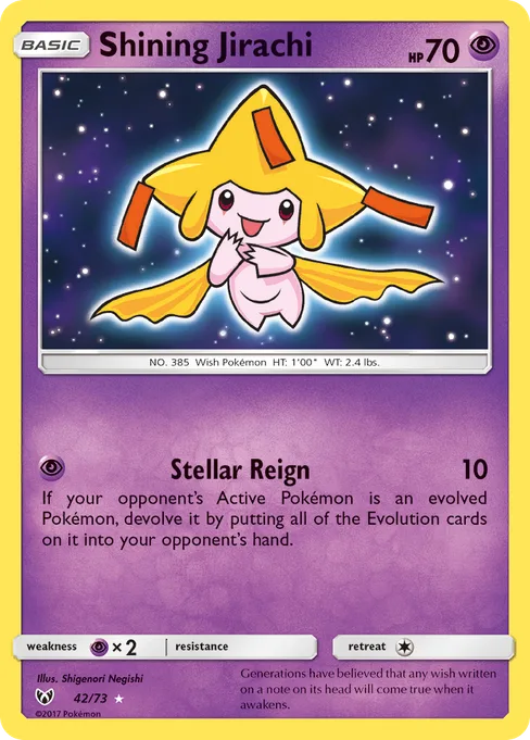 Shining Jirachi, Shining Legends #42