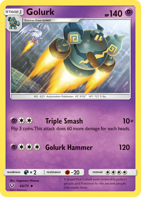 Golurk, Shining Legends #44