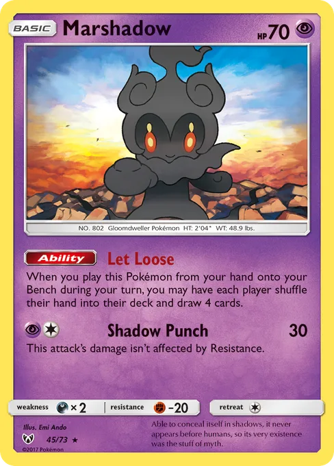 Marshadow, Shining Legends #45