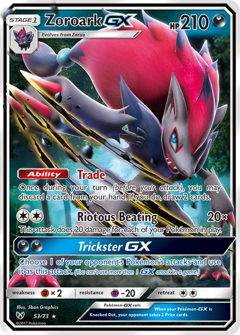 Zoroark-GX, Shining Legends #53