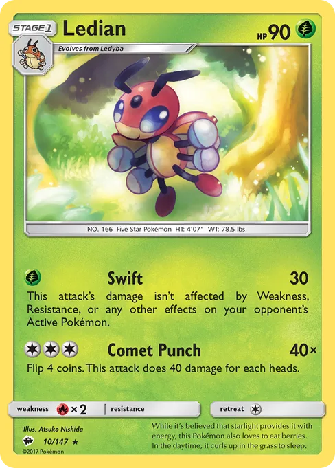 Ledian, Burning Shadows #10