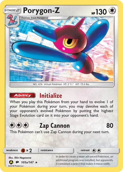 Porygon-Z, Burning Shadows #105a