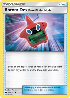 Rotom Dex Poké Finder Mode, Normal