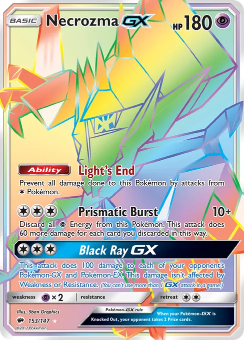 Necrozma-GX, Burning Shadows #153