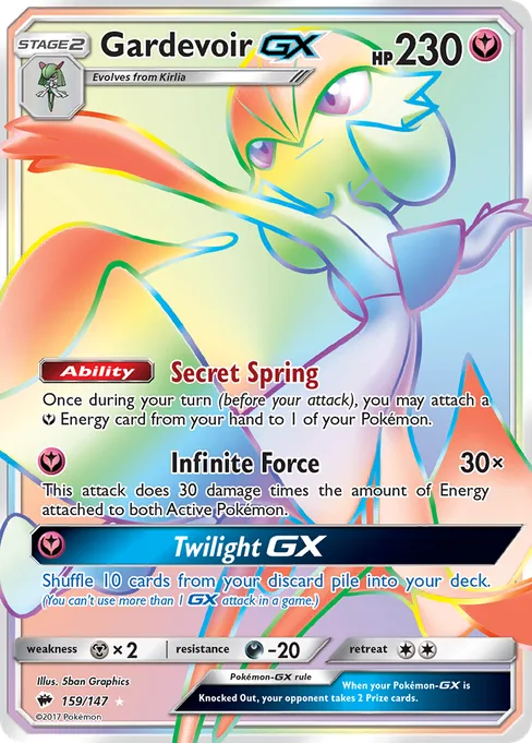 Gardevoir-GX, Burning Shadows #159