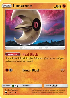 Lunatone, Normal