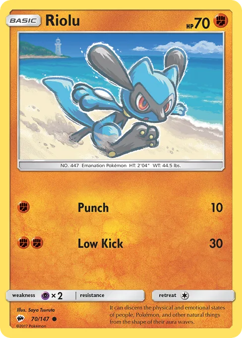 Riolu, Burning Shadows #70