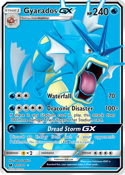 Gyarados-GX, Crimson Invasion #101