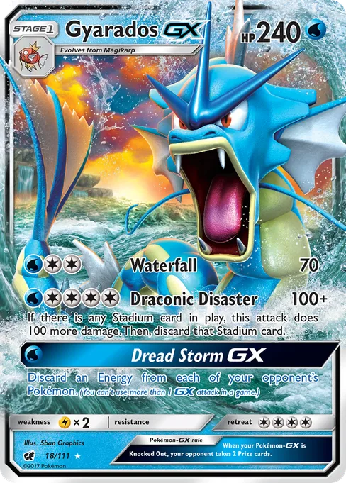 Gyarados-GX, Crimson Invasion #18