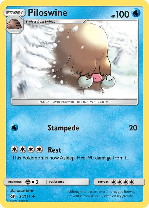 Piloswine, Crimson Invasion #20