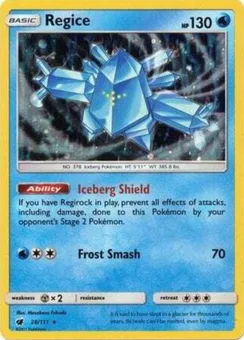 Regice, Cosmos holo