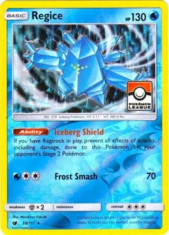 Regice, League stamp