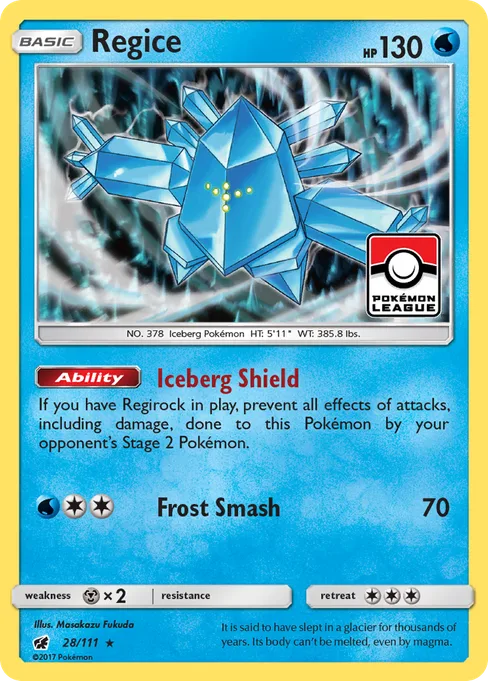 Regice, Crimson Invasion #28