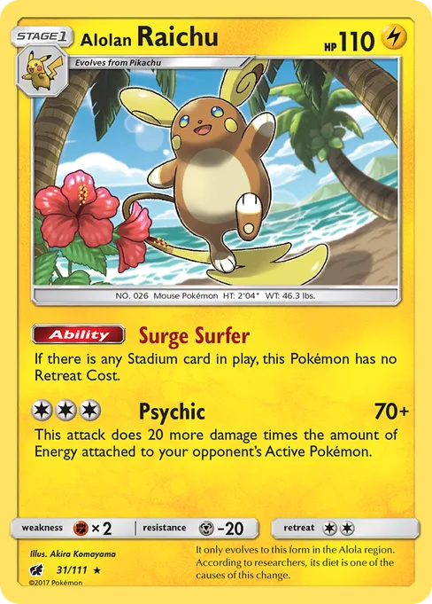 Alolan Raichu, Crimson Invasion #31