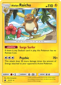 Alolan Raichu, Holofoil
