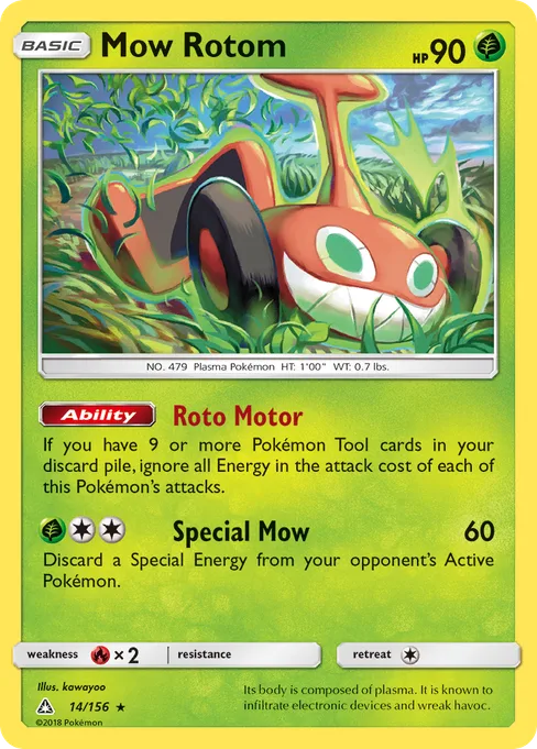 Mow Rotom, Ultra Prism #14