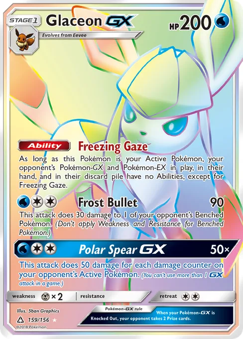 Glaceon-GX, Ultra Prism #159