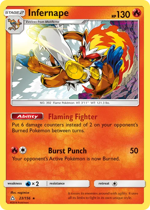 Infernape, Ultra Prism #23