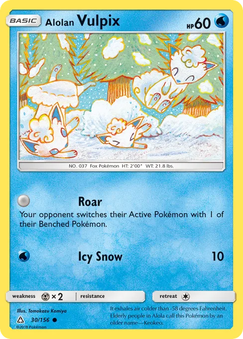 Alolan Vulpix, Ultra Prism #30