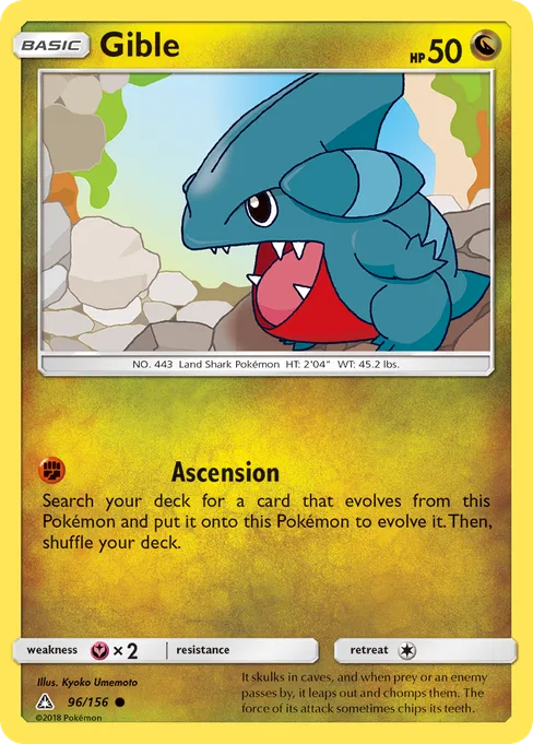 Gible, Ultra Prism #96