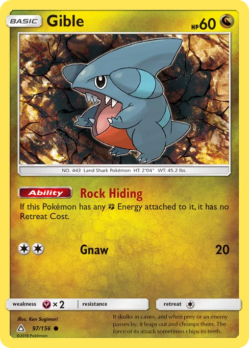 Gible, Ultra Prism #97