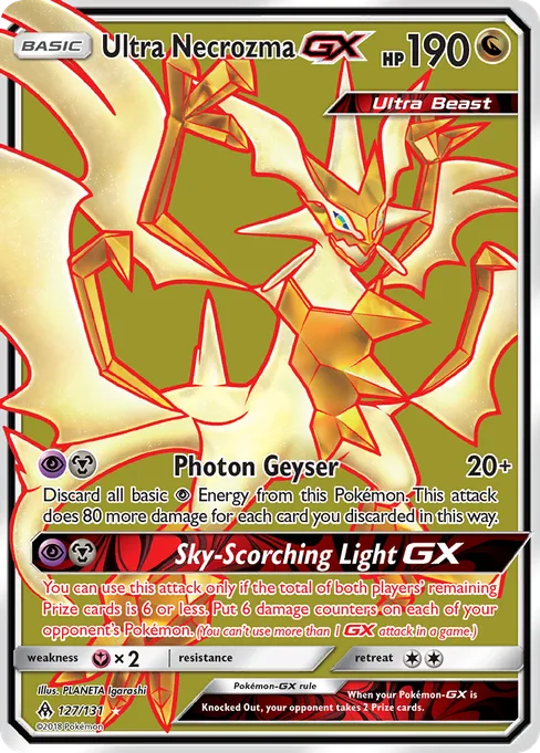 Ultra Necrozma-GX, Forbidden Light #127