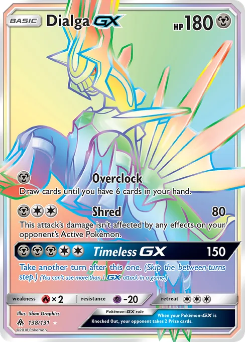 Dialga-GX, Forbidden Light #138