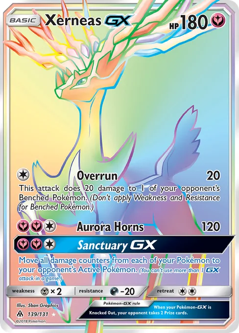 Xerneas-GX, Forbidden Light #139