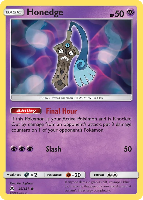 Honedge, Forbidden Light #46