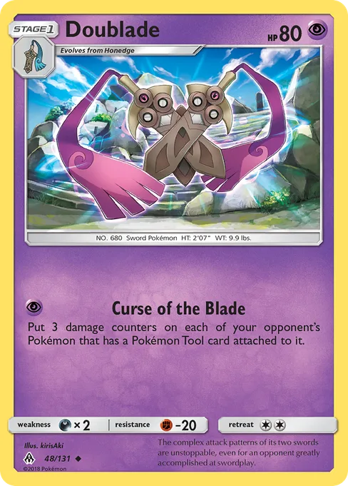 Doublade, Forbidden Light #48