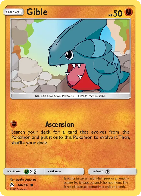 Gible, Forbidden Light #60