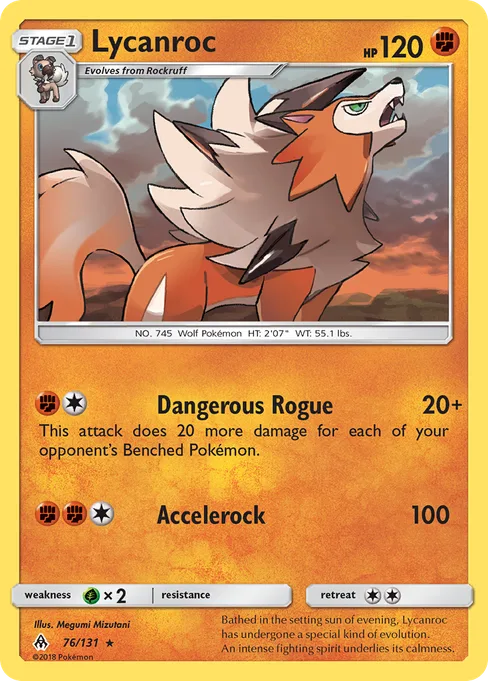 Lycanroc, Forbidden Light #76