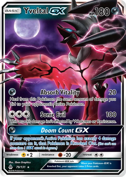 Yveltal-GX, Forbidden Light #79
