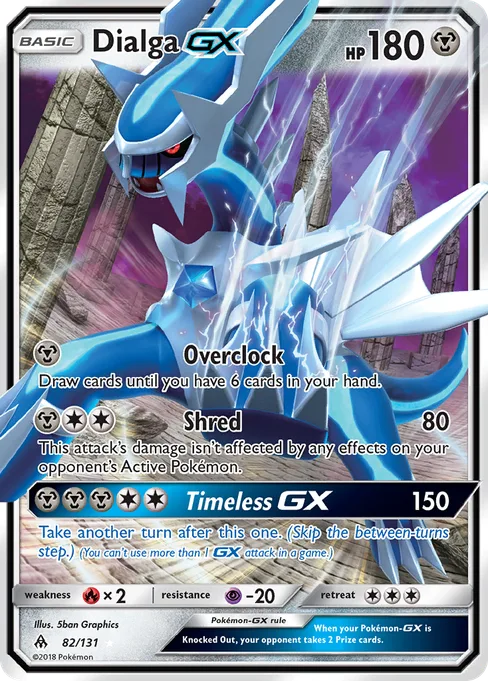 Dialga-GX, Forbidden Light #82