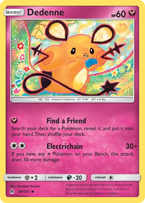 Dedenne, Forbidden Light #88