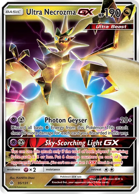 Ultra Necrozma-GX, Forbidden Light #95