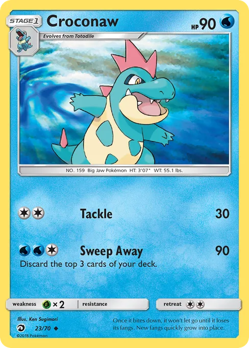 Croconaw, Dragon Majesty #23