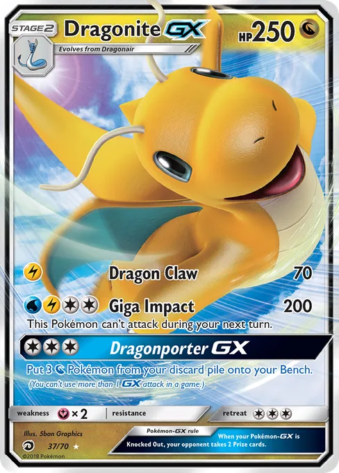 Dragonite-GX, Dragon Majesty #37