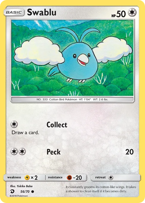 Swablu, Dragon Majesty #56