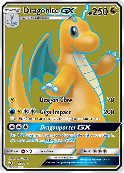 Dragonite-GX, Dragon Majesty #67