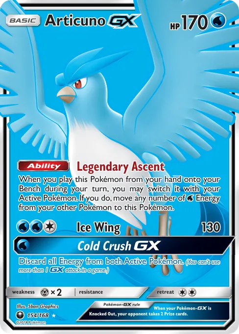 Articuno-GX, Celestial Storm #154